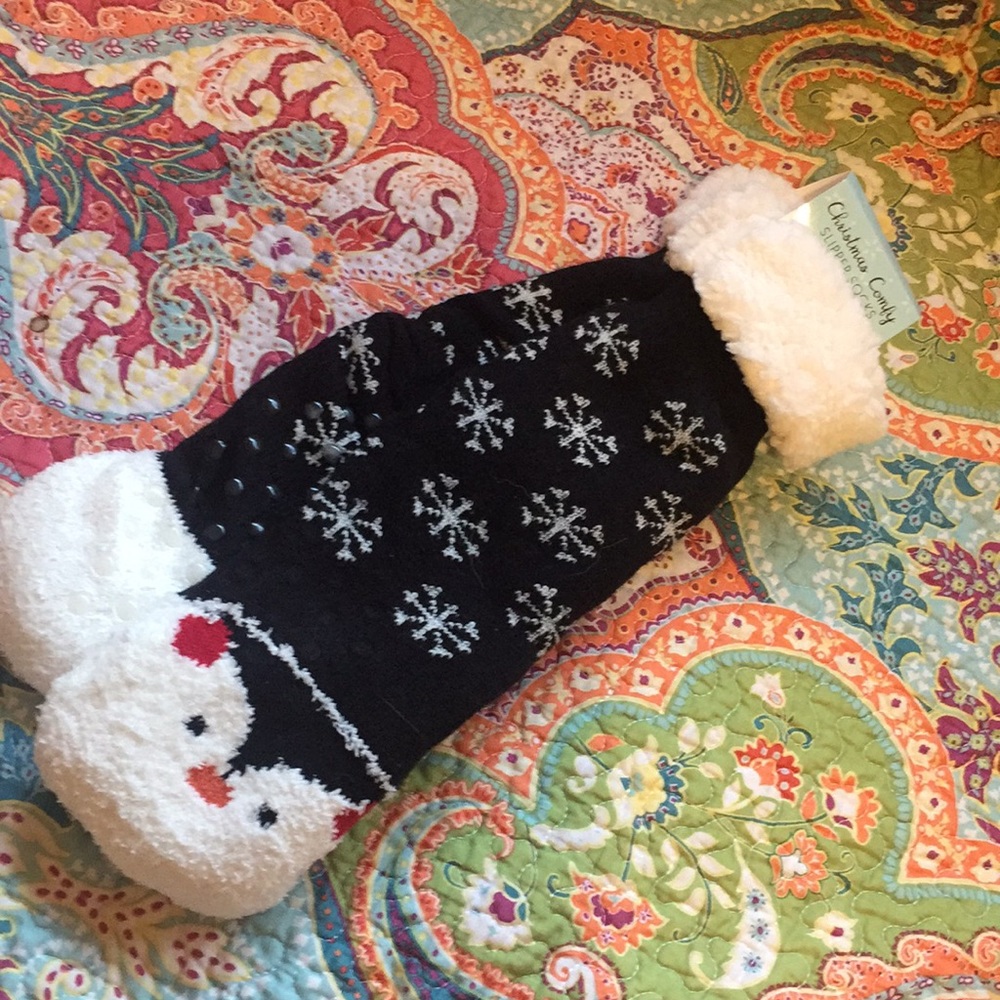 Penguin slipper socks!